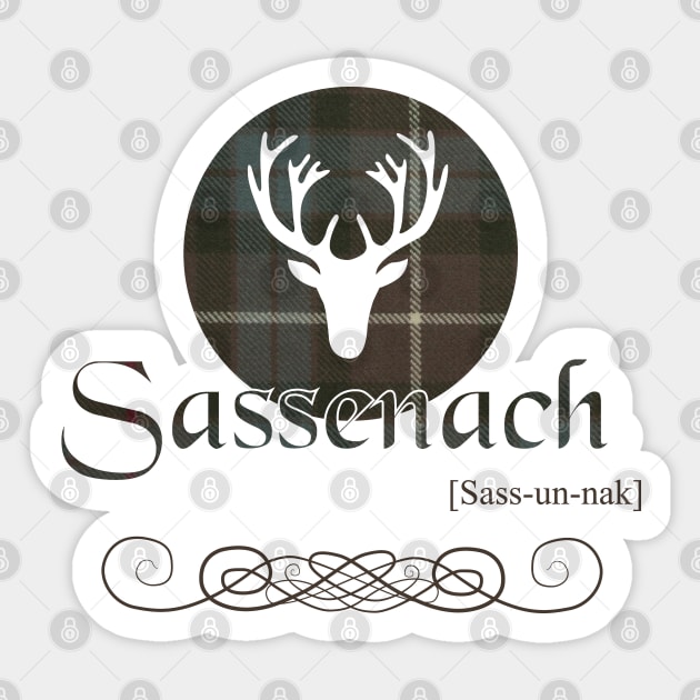 Sassenach Sticker by ReinaGreen